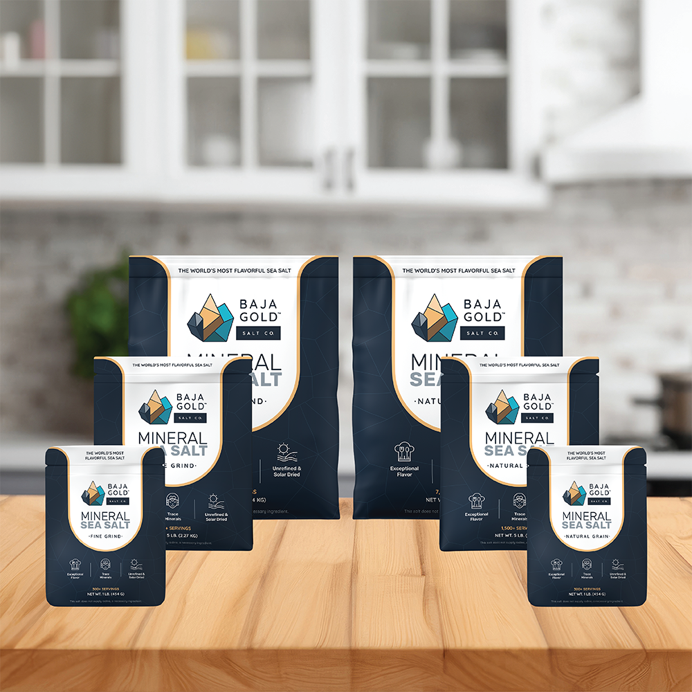 Baja Gold Signature Mineral Sea Salt - Fine Grind by Baja Gold Salt Co.