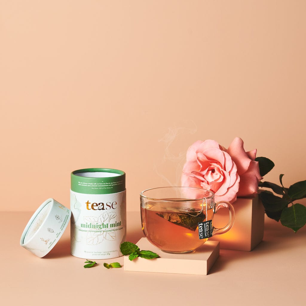 Tease Tea tube-refill > wellness > biodegradable > tea > mint tea > digestion tea > relaxing tea Midnight Mint Midnight Mint Tea | Digestion Support - Tease Wellness Blends
