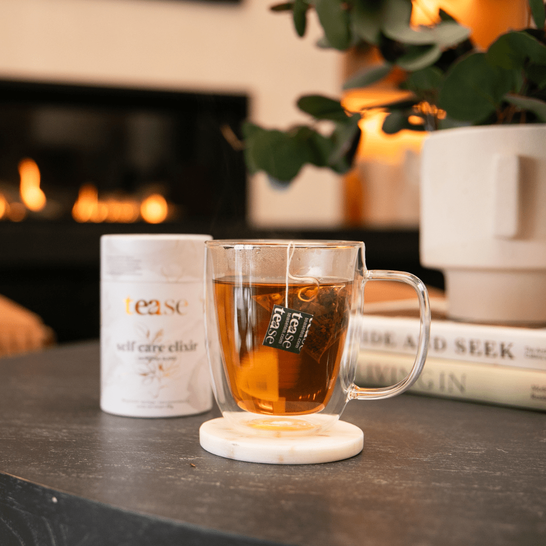Tease Tea tube-refill > wellness > biodegradable > tea > relaxing tea > stress tea > Ayurvedic Self Care Elixir Self Care Elixir Tea | Meditation Support - Tease Wellness Blends