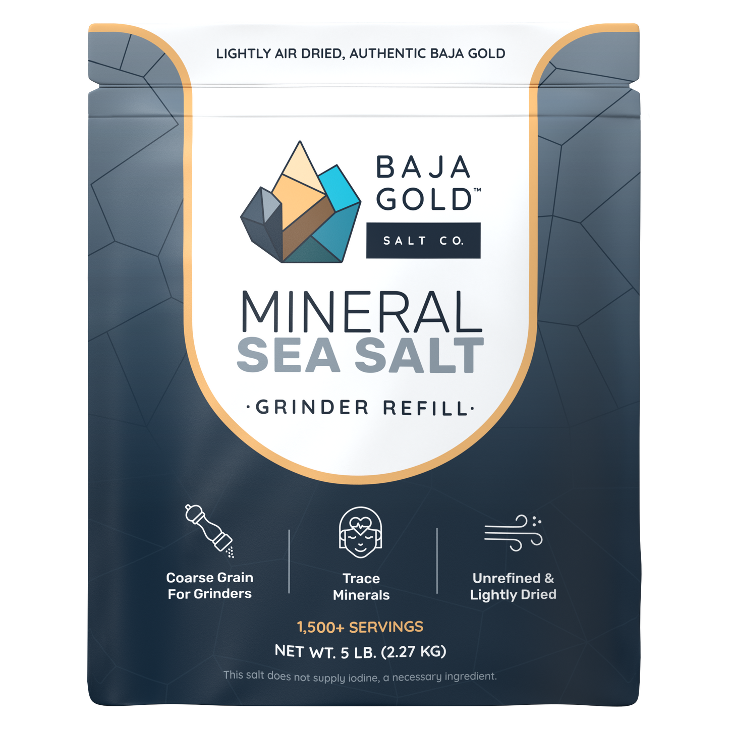 Baja Gold Mineral Sea Salt - Grinders and Refills
