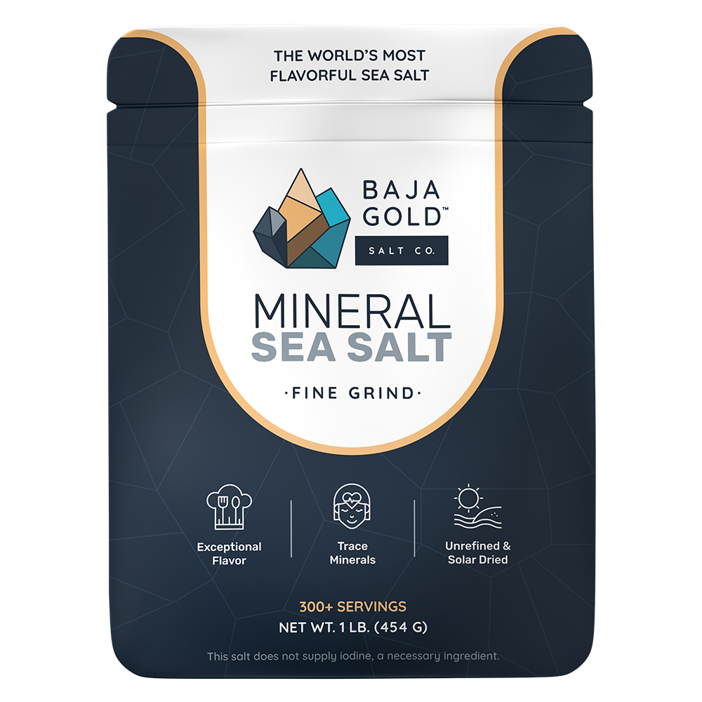 Baja Gold Signature Mineral Sea Salt - Fine Grind by Baja Gold Salt Co.