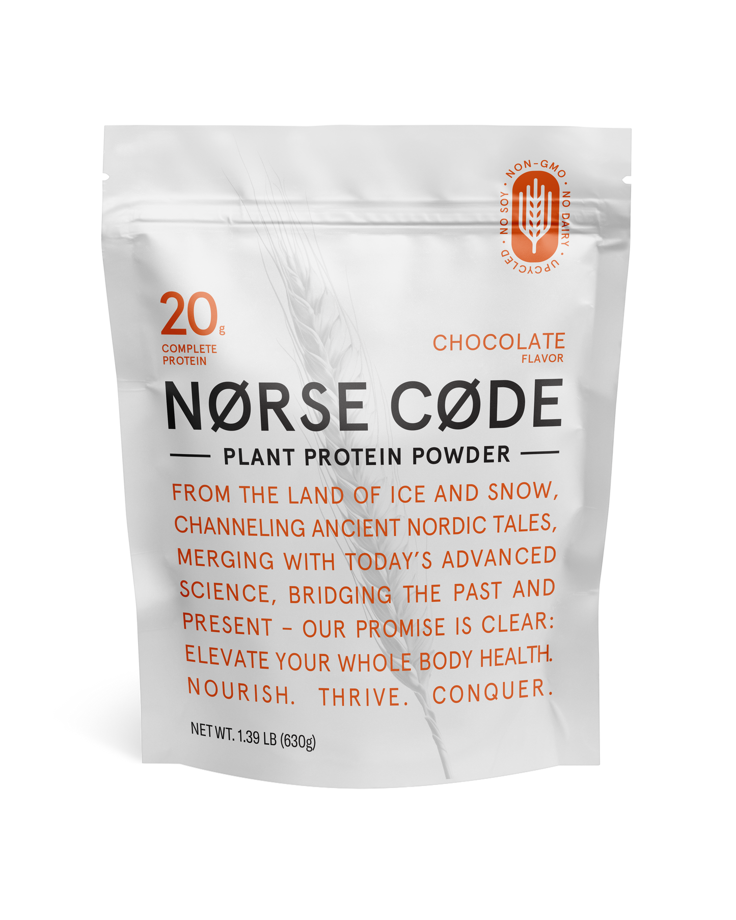 NØRSE CØDE Chocolate Plant Protein Powder: Power Through Your Day, Naturally. by NØRSE CØDE