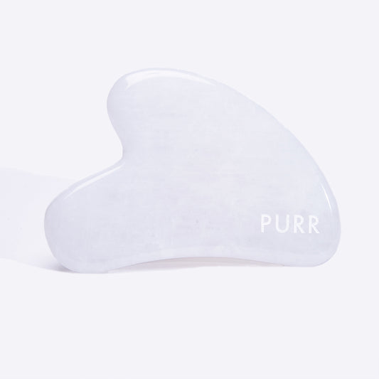 White Jade Gua Sha Stone by PURR