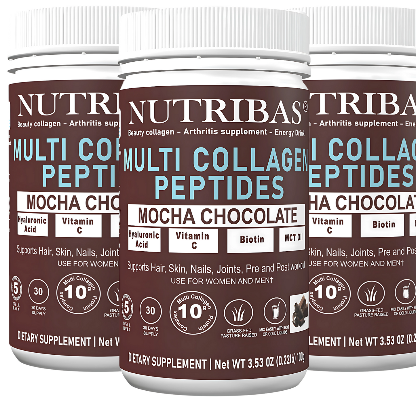 Multi Collagen Peptides Powder for Hair, Skin, Nails & Joint Support