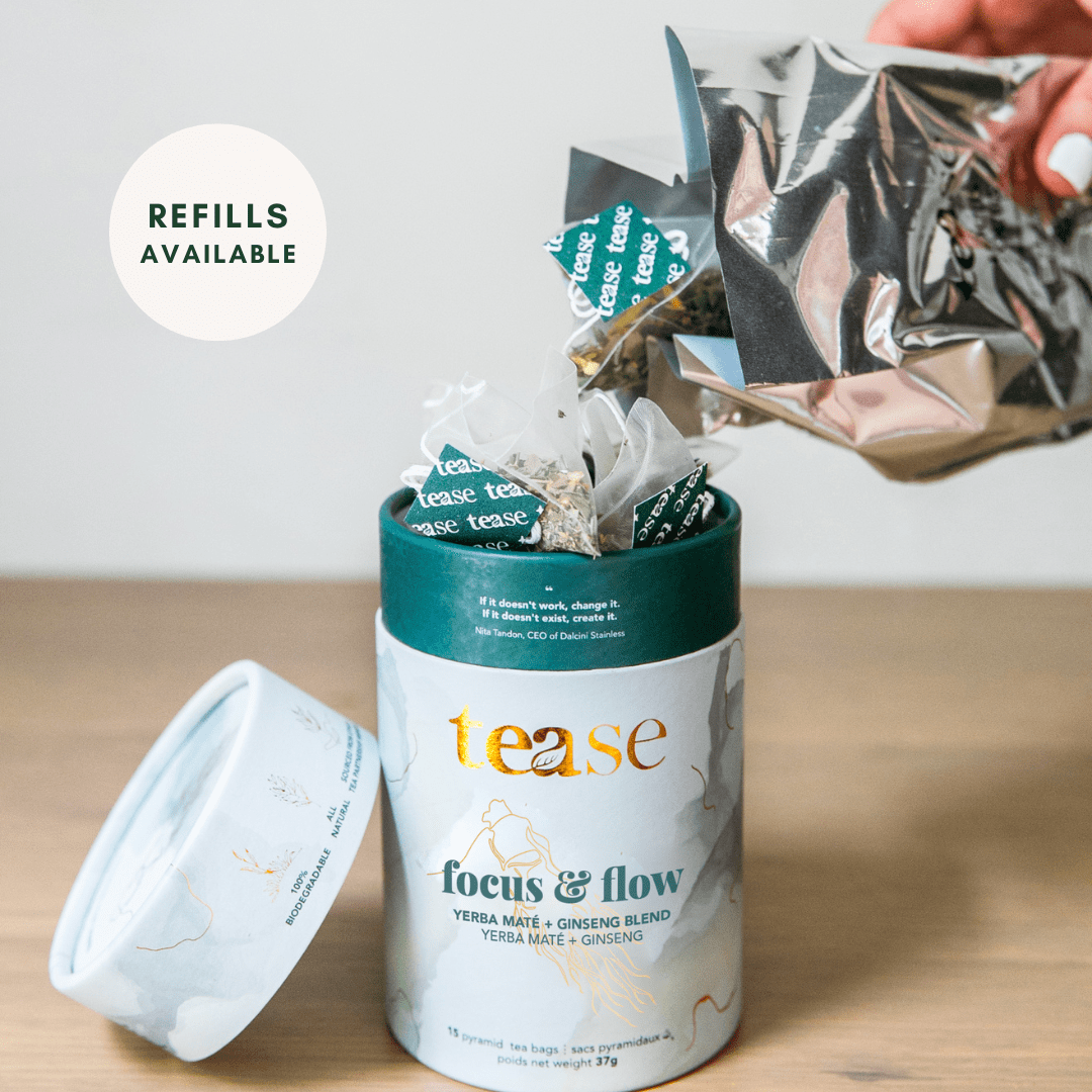 Tease Tea blended green tea Focus & Flow Focus & Flow | Cognitive Support - Tease Wellness Blends