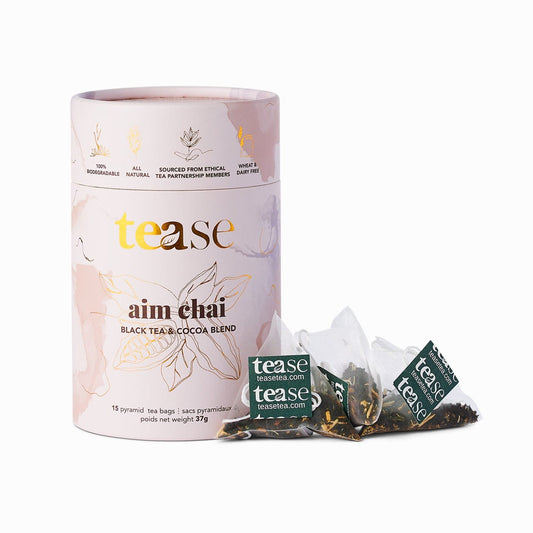 Tease Tea & Wellness Blends herbal Aim Chai Functional Wellness Tea Blends (Wholesale, Case of 6)