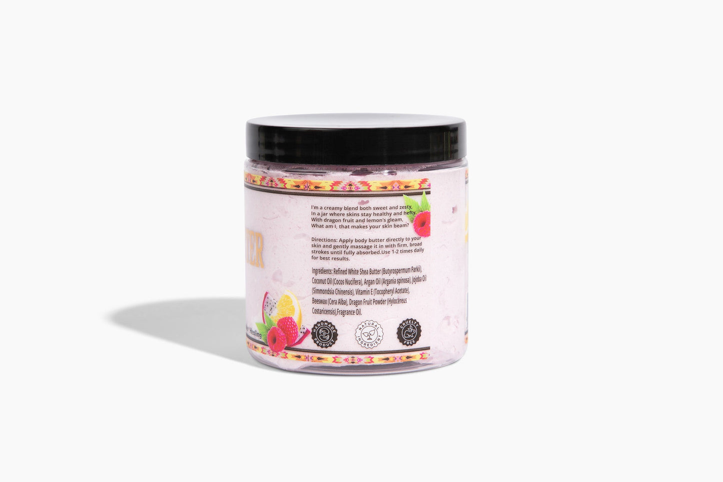 Raspberry Lemonade Whipped Body Butter – Nourishing, Skin-Softening Care